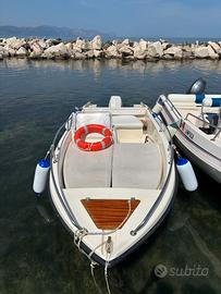 Barca con motore Johnson 25 CV