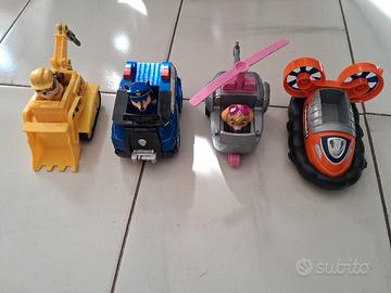 Paw Patrol - 3 personaggi e 4 mezzi