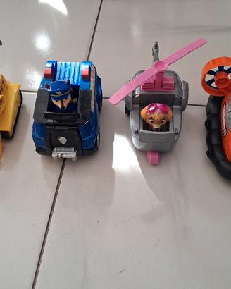 Paw Patrol - 3 personaggi e 4 mezzi