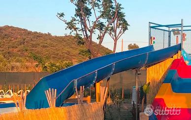 Scivolo professionale acquatico . 6 m