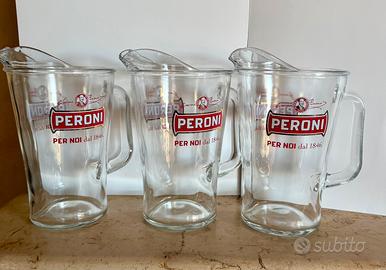 3 Caraffe Peroni originali – Gadget Pub / Home Bar