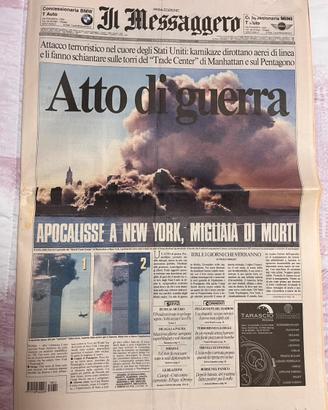 Quotidiano  “Attacco alle Torri Gemelle# 12.09.200