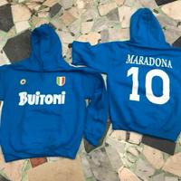Felpa Maradona Buitoni Napoli Con Cappuccio