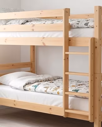 Letto a Castello in Legno Massello / Come Nuovo 