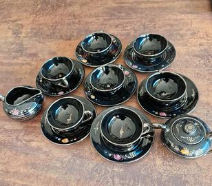 Servizio da tè Deruta anni 50