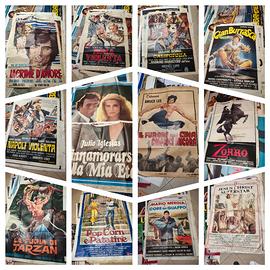 Lotto Manifesti Cinema Originali anni '60/'70/'80