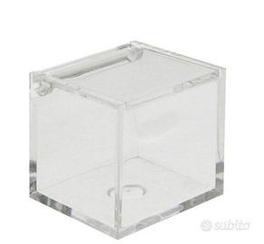 Scatoline plexiglass portaconfetti trasparenti