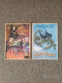 2 cartoline Harry Potter 2001 gb