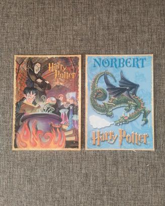2 cartoline Harry Potter 2001 gb
