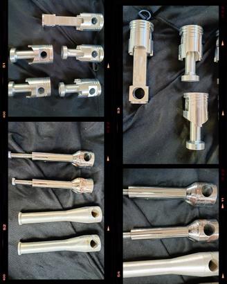 RISER  UNICI per moto custom piston-style