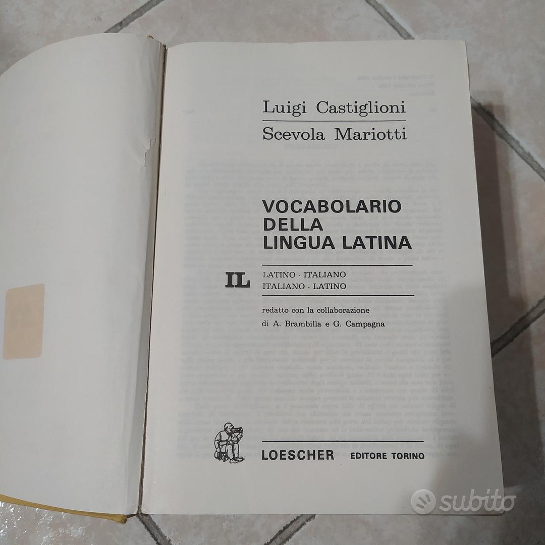 Vocabolario Latino-Italiano, Italiano-Latino. da CAMPANINI, G. E G