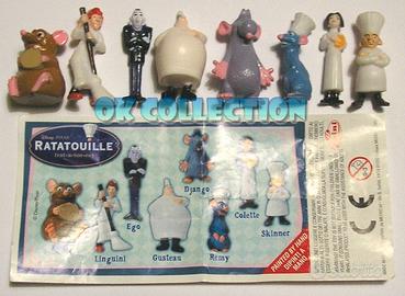 SERIE COMPLETA n° 8 SORPRESINE ZAINI RATATOUILLE