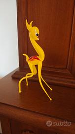 Cerbiatto "Bambi" in vetro soffiato Vintage