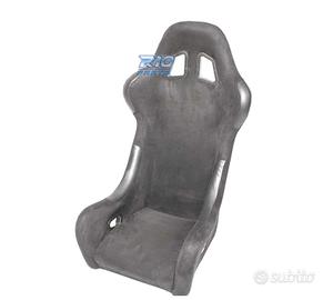 SEDILE BAQUET UNIVERSALE NERO ALCANTARA - PELLE ST