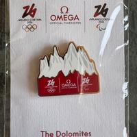 Pin Ufficiale OMEGA Milano Cortina 2026 Dolomites
