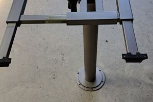 Tavolo girevole e scorrevole