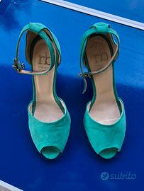 Roccobarocco Scarpe donna con zeppa e cinturino