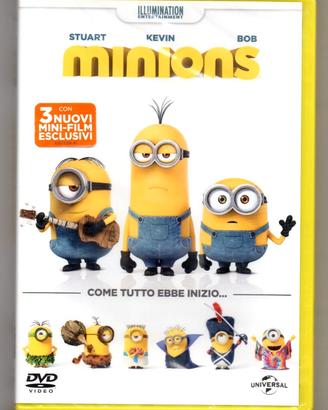DVD "MINIONS" (come tutto ebbe inizio.) Nuovo