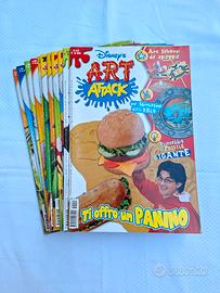 Lotto 11 riviste Disney Art Attack 2005-2006