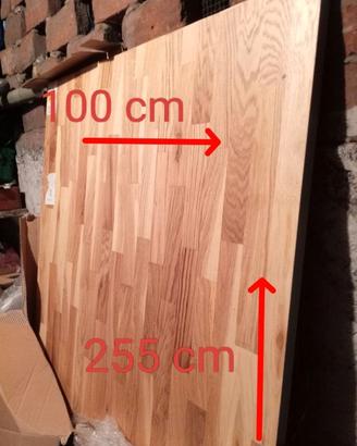 Piano di lavoro in legno