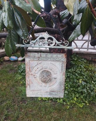 Insegna per giardino
