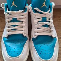 Scarpe AIR JORDAN 1 LOW - azzurre n. 42