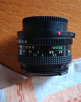 Canon obiettivo 50