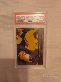 Pokemon PSA 9 PIKACHU RAICHU EP  14 TV TOPPS
