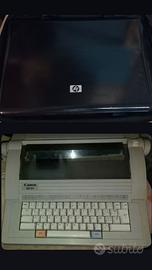 Computer portatile HP/ Macchina da scrivere