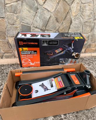 Cric Idraulico da Garage HÜTTENBERG – 3 Ton