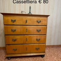 Cassettiera legno
