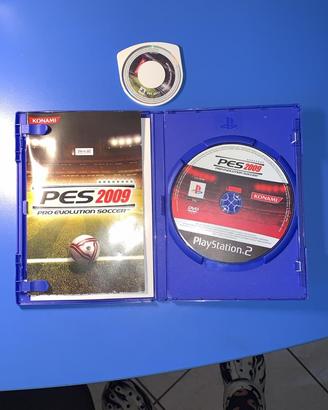 Pes 2009 Playstation 2 + Pes 2011 per Psp