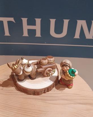Set Thun Asinello con fiasche, carretto e oste
