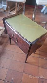 Comodini vintage Art Déco anni'40/'50 in radica