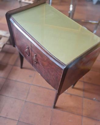 Comodini vintage Art Déco anni'40/'50 in radica