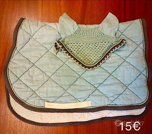 Completo sottosella e cuffia cavallo