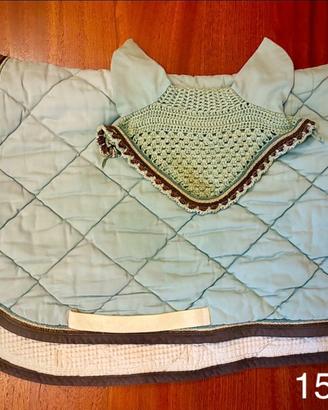 Completo sottosella e cuffia cavallo