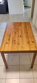 Tavolo Ikea Legno 120x80x80