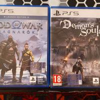 giochi Ps5 - Demon’s Souls e God of War Ragnarok