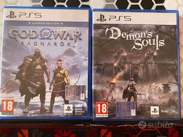 giochi Ps5 - Demon’s Souls e God of War Ragnarok