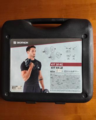 bilancieri kit 20 kg decathlon 