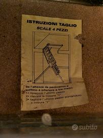Scala pieghevole soffitto solaio 70x90
