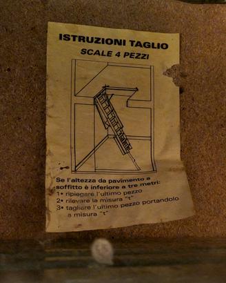 Scala pieghevole soffitto solaio 70x90