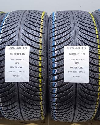 4 GOMME 225 40 18 MICHELIN INV RIF4509