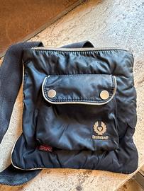 Borsello Belstaff uomo blu tracolla vintage