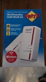 FRITZ!Powerline 1240E WLAN Set Gigabit - Pari al N