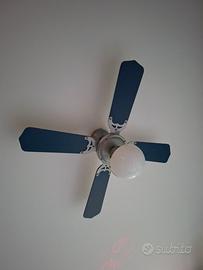 Due lampadari con ventilatore