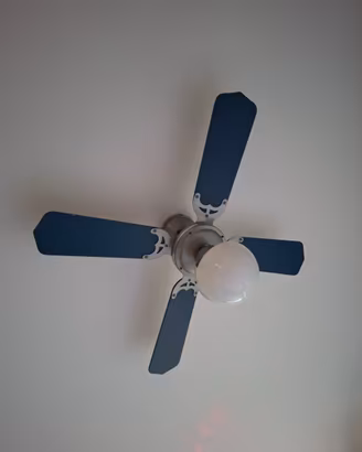 Due lampadari con ventilatore