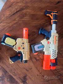 set di 2 NERF super soaker ad ACQUA