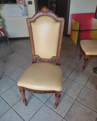 coppia sedie vintage arredo da ufficio